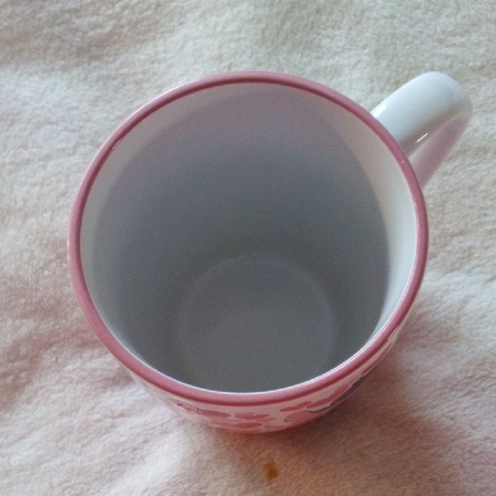 Heart Pattern Mug with Cartoon Characters - Picture 4 of 5